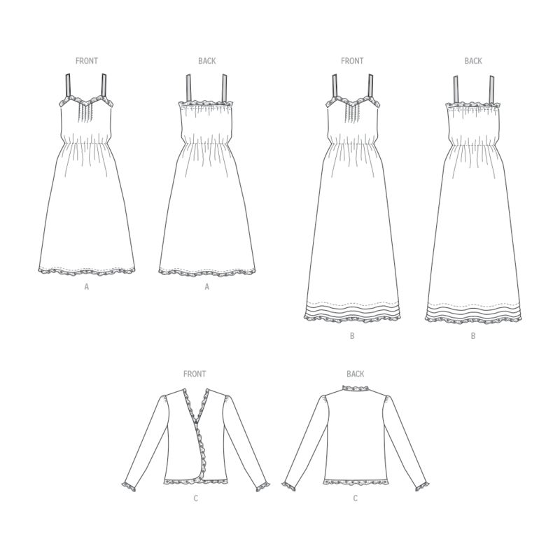 Patron Butterick 6914/A5 - Robe et veste