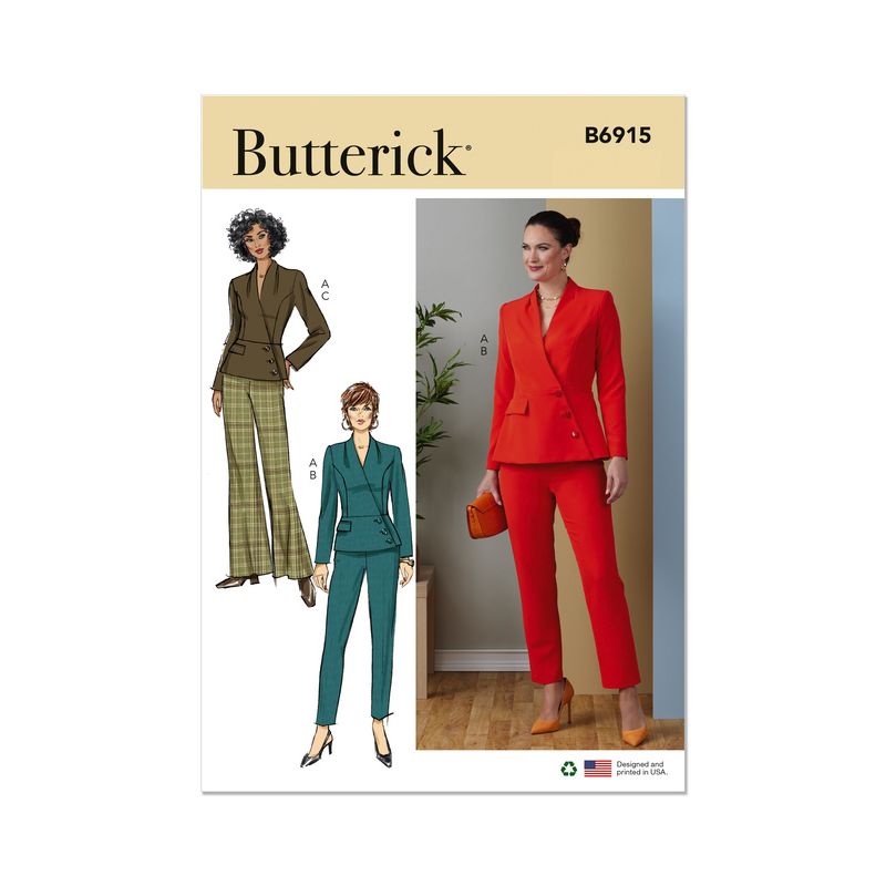 Patron Butterick 6915/B5 - Veste et pantalon