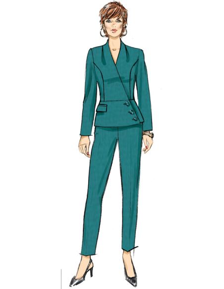 Patron Butterick 6915/B5 - Veste et pantalon