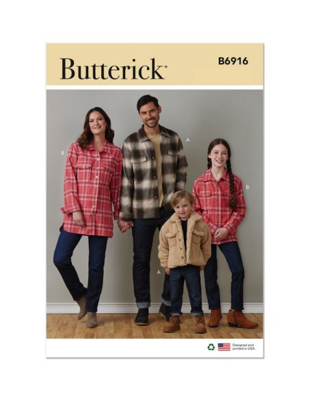 Patron Butterick 6916/A - Veste