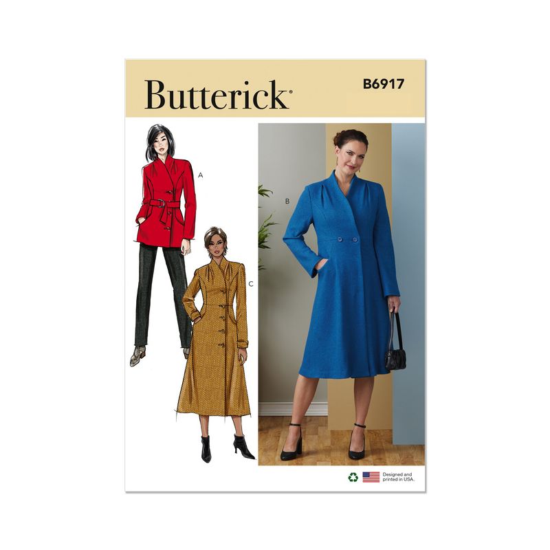 Patron Butterick 6917/D5 - Manteau
