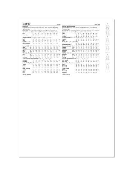 Patron Butterick 6917/D5 - Manteau