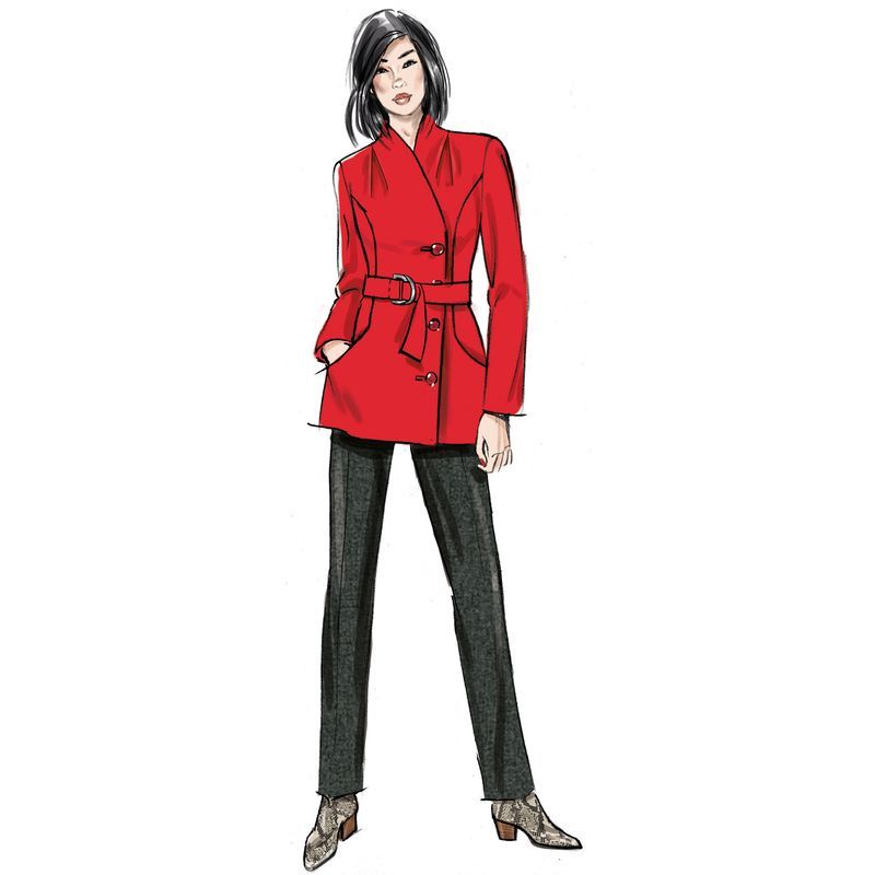 Patron Butterick 6917/D5 - Manteau