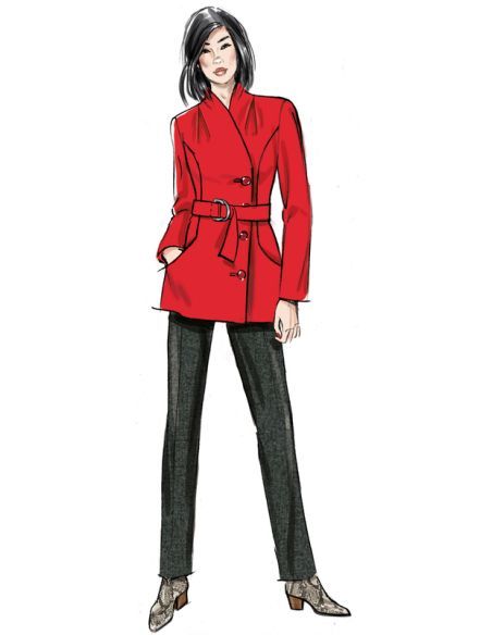 Patron Butterick 6917/D5 - Manteau