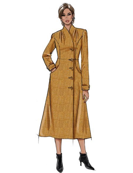 Patron Butterick 6917/D5 - Manteau