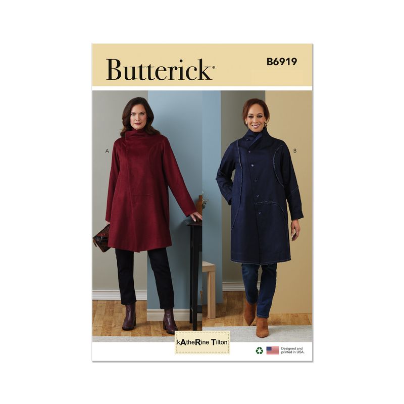 Patron Butterick 6919/B5 - Manteau