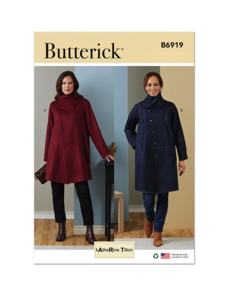 Patron Butterick 6919/B5 - Manteau