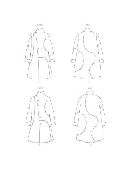 Patron Butterick 6919/B5 - Manteau