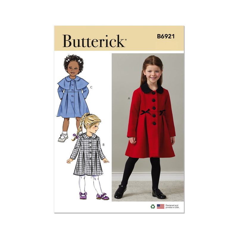 Patron Butterick 6921/CDD - Manteau