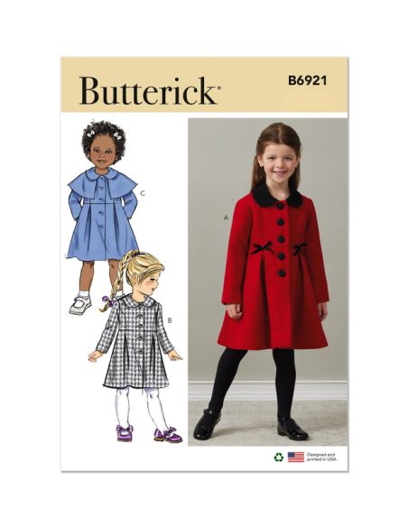 Patron Butterick 6921/CDD - Manteau
