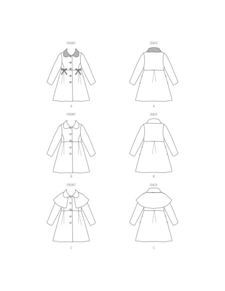 Patron Butterick 6921/CDD - Manteau