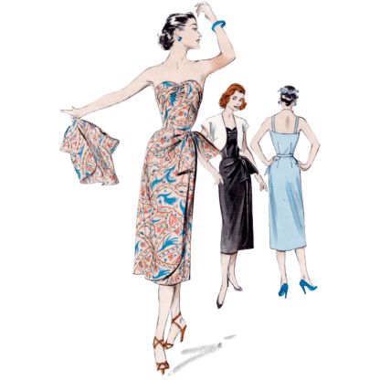 Patron Butterick 6923/A5 - Robe et veste boléro 2