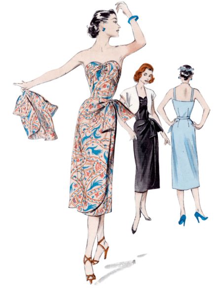 Patron Butterick 6923/A5 - Robe et veste boléro