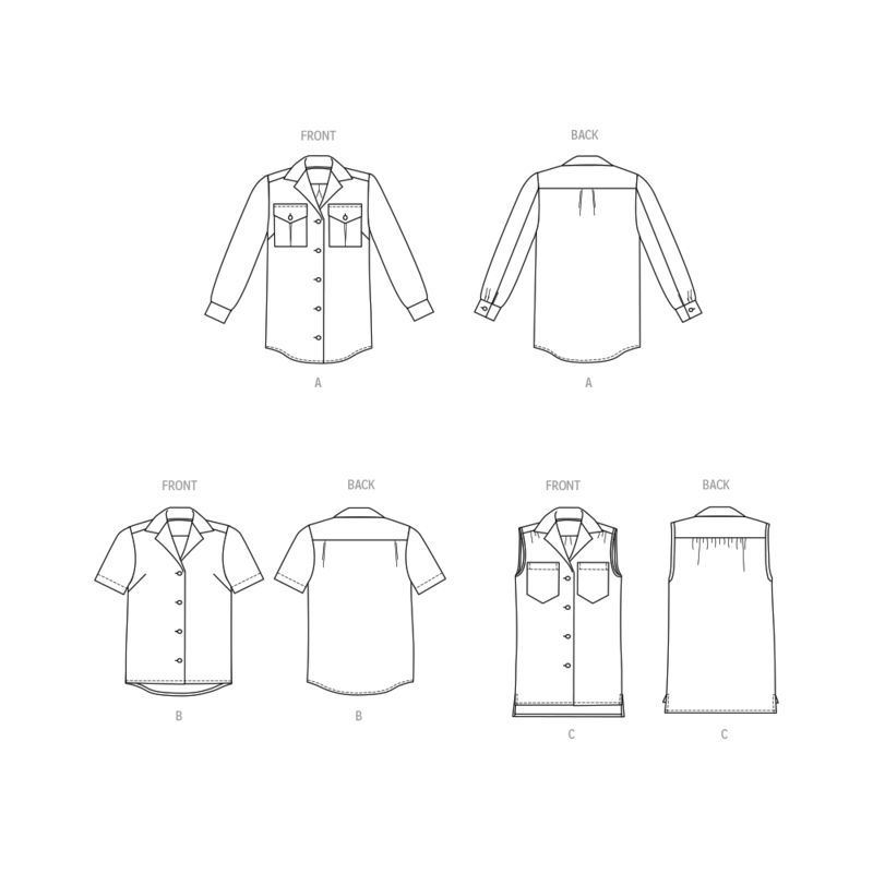 Patron Butterick 6924/B5 - Chemise