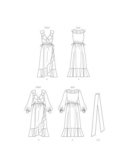 Patron Butterick 6926/D5 - Robe