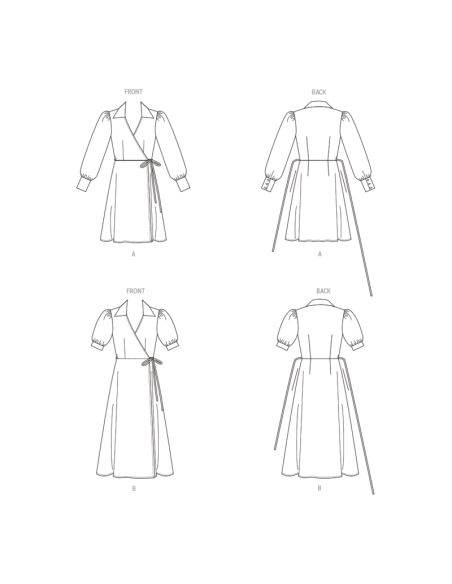 Patron Butterick 6928/B5 - Robe