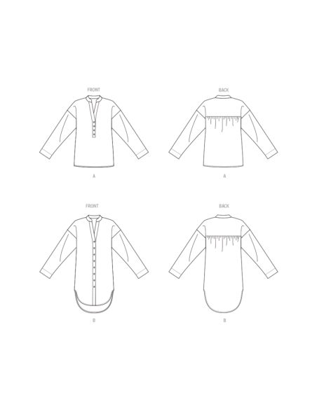 Patron Butterick 6929/B5 - Tunique