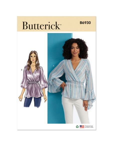 Patron Butterick 6930/D5 - Haut