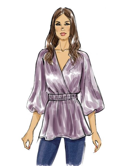 Patron Butterick 6930/D5 - Haut