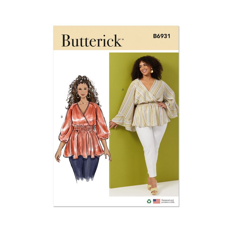 Patron Butterick 6931/W2 - Haut