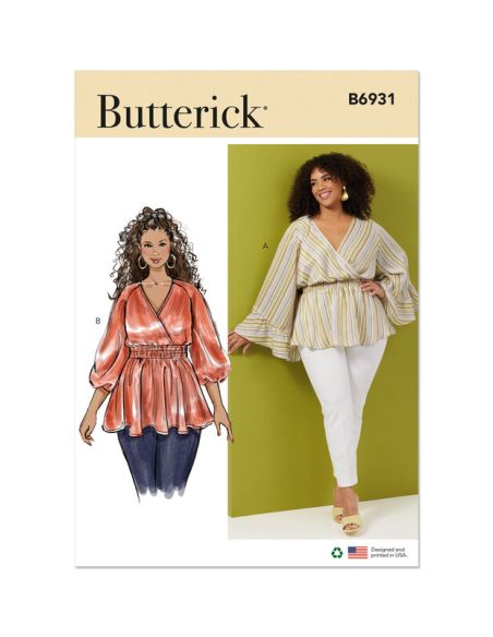 Patron Butterick 6931/W2 - Haut