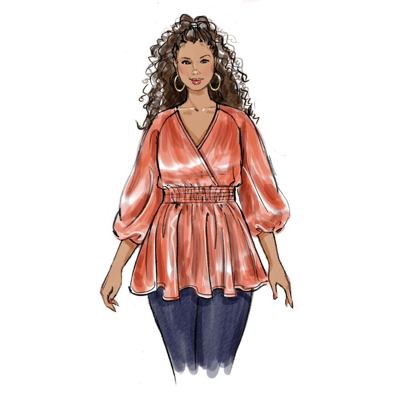 Patron Butterick 6931/W2 - Haut