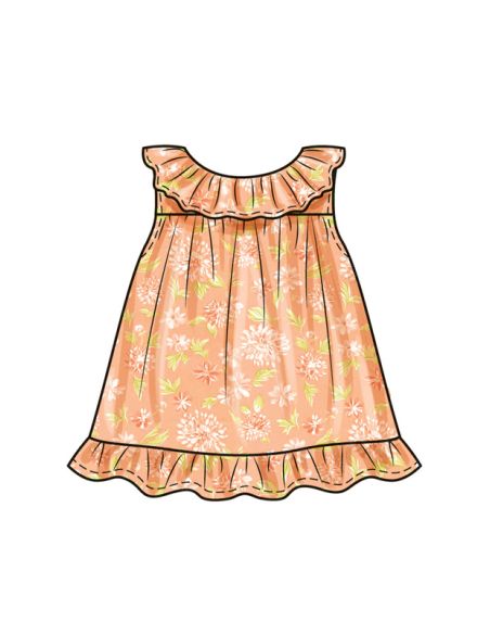 Patron Butterick 6935/A - Haut, culotte et chapeau