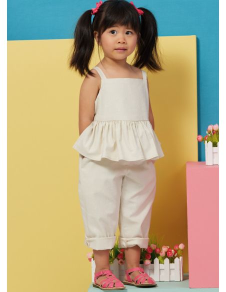 Patron Butterick 6936/A - Salopette et robe