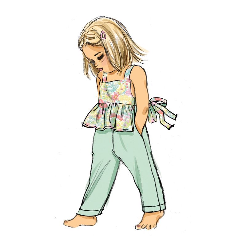 Patron Butterick 6936/A - Salopette et robe