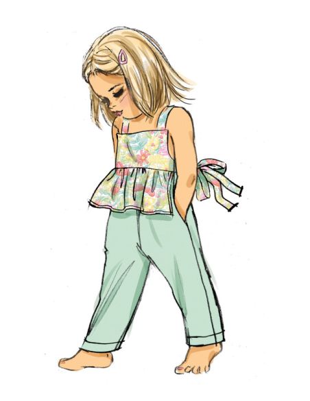 Patron Butterick 6936/A - Salopette et robe