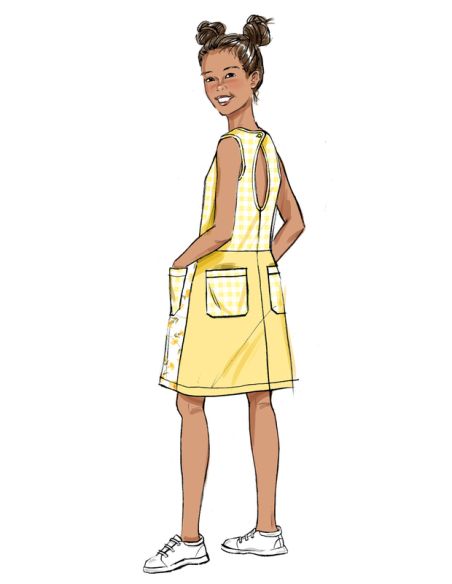 Patron Butterick 6937/CCE - Robe, barboteuse et chapeau