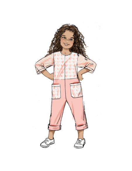 Patron Butterick 6937/CCE - Robe, barboteuse et chapeau