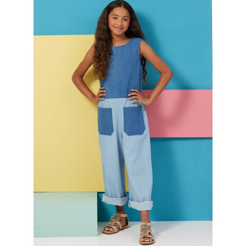 Patron Butterick 6937/CCE - Robe, barboteuse et chapeau