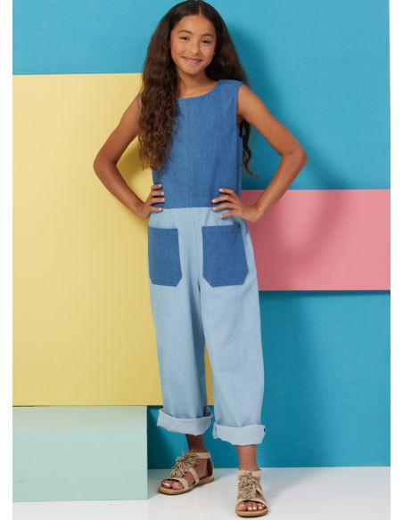 Patron Butterick 6937/CCE - Robe, barboteuse et chapeau