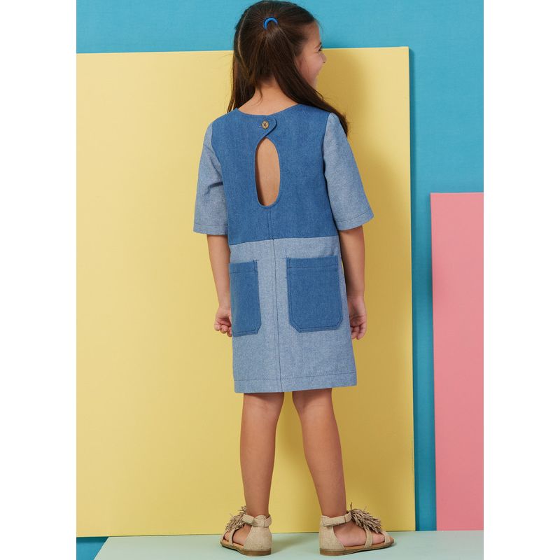 Patron Butterick 6937/CCE - Robe, barboteuse et chapeau