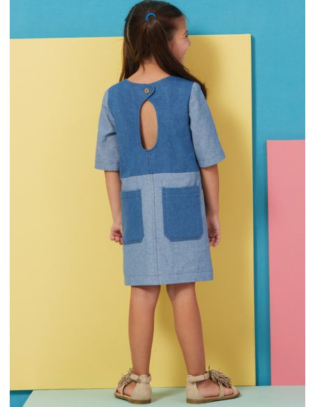 Patron Butterick 6937/CCE - Robe, barboteuse et chapeau