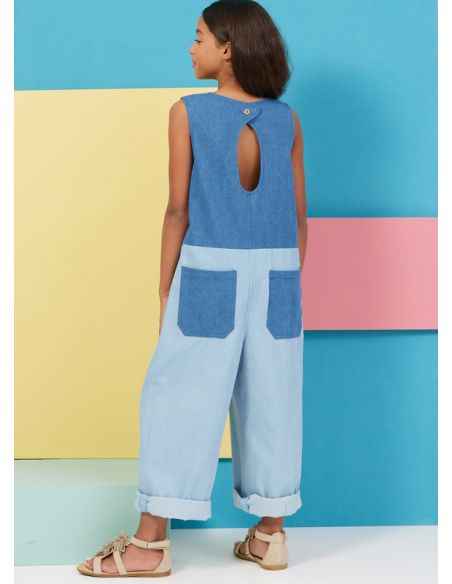 Patron Butterick 6937/CCE - Robe, barboteuse et chapeau