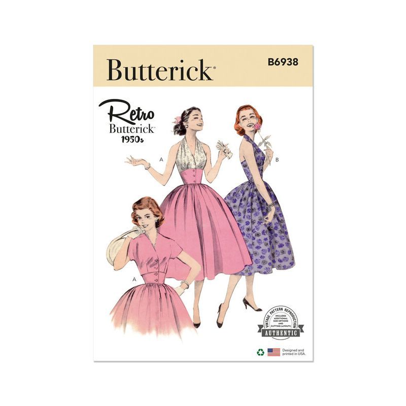 Patron Butterick 6938/A5 - Robe