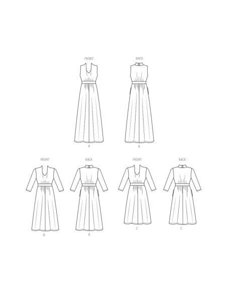 Patron Butterick 6940/D5 - Robe
