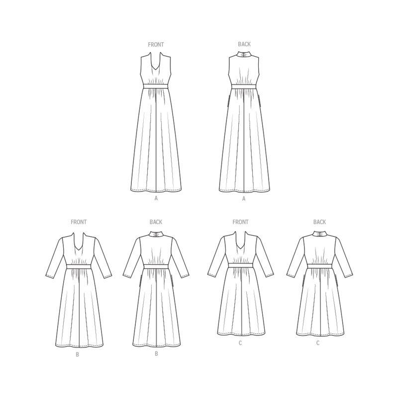 Patron Butterick 6940/D5 - Robe