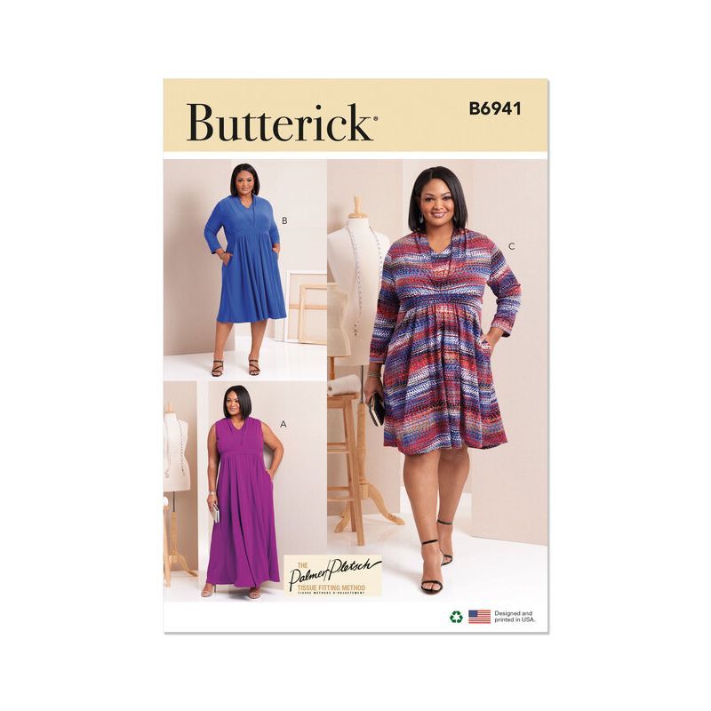 Patron Butterick 6941/W2 - Robe