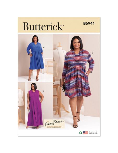 Patron Butterick 6941/W2 - Robe