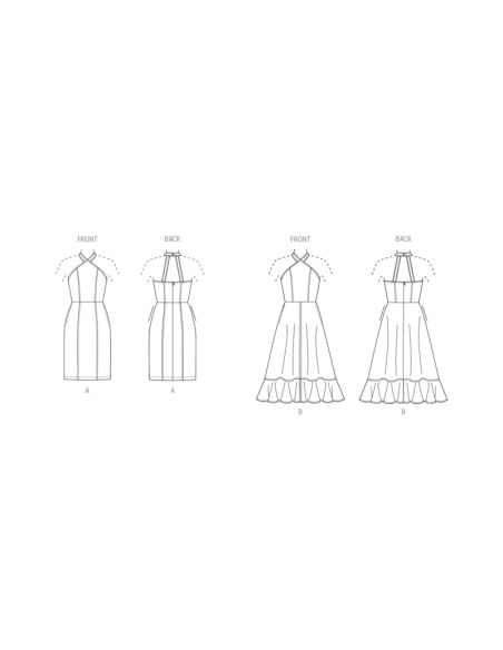 Patron Butterick 6942/B5 - Robe