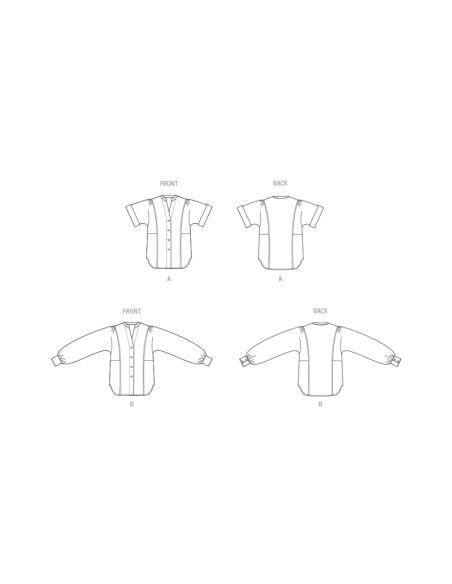 Patron Butterick 6943/B5 - Haut