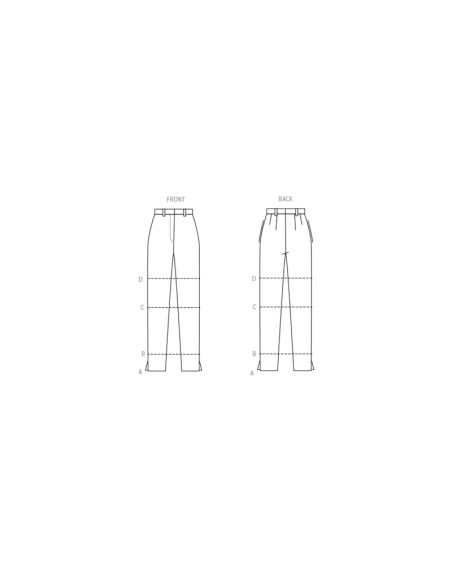 Patron Butterick 6944/B5 - Pantalon