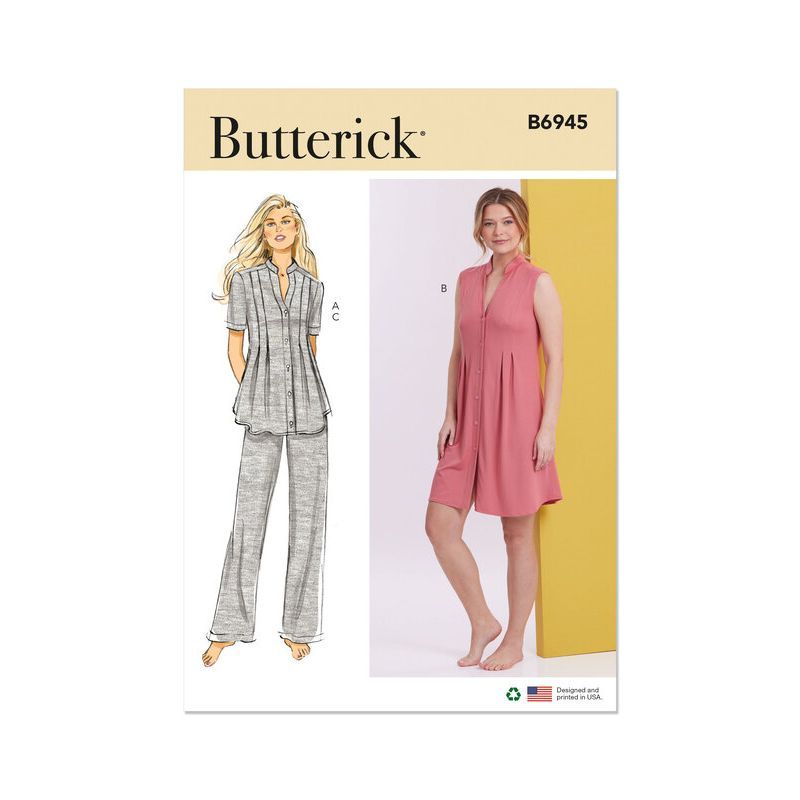 Patron Butterick 6945/B5 - Haut ou robe