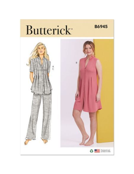 Patron Butterick 6945/B5 - Haut ou robe