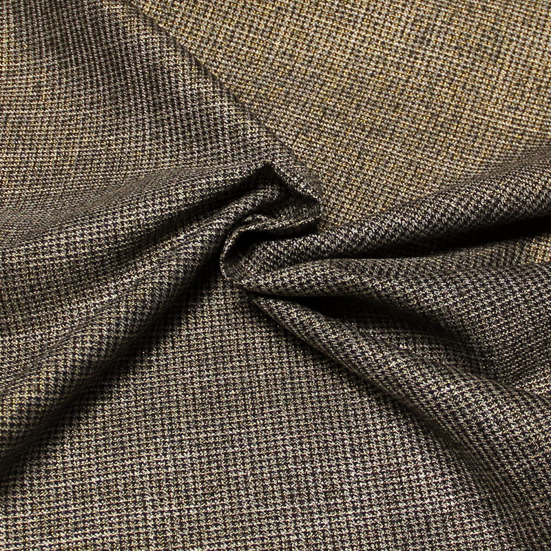 Clan polyviscose - Pieds-de-puce noir & doré