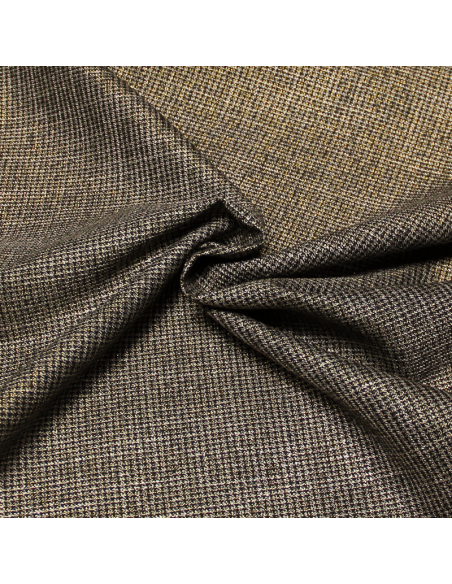 Clan polyviscose - Pieds-de-puce noir & doré