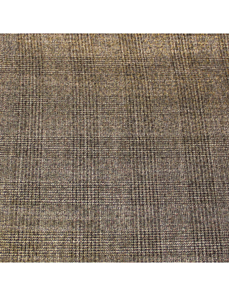 Clan polyviscose - Prince de Galles noir & doré